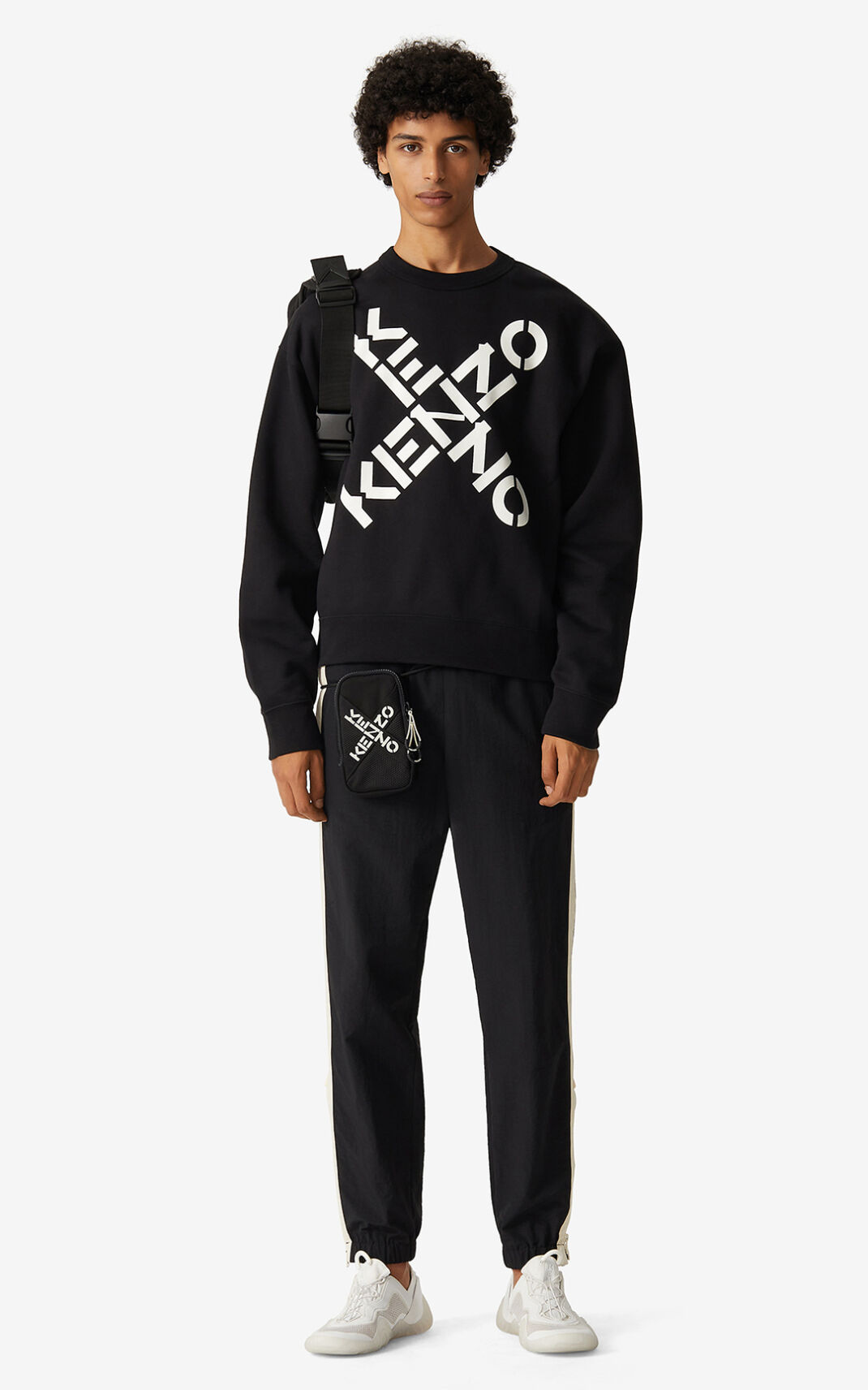 Kenzo Sport Big X Sweatshirt Herre - Sort DK-393374